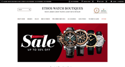 Desktop Screenshot of ethoswatches.com